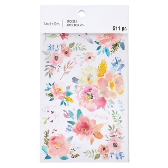12 Pack: Sketchbook Garden Stickers by Recollections™